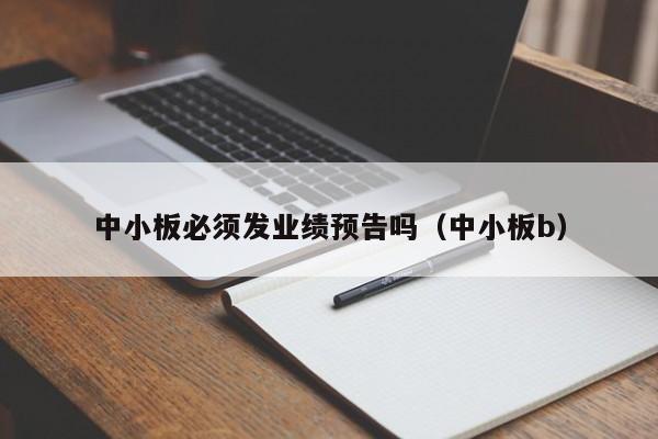 中小板必须发业绩预告吗（中小板b）