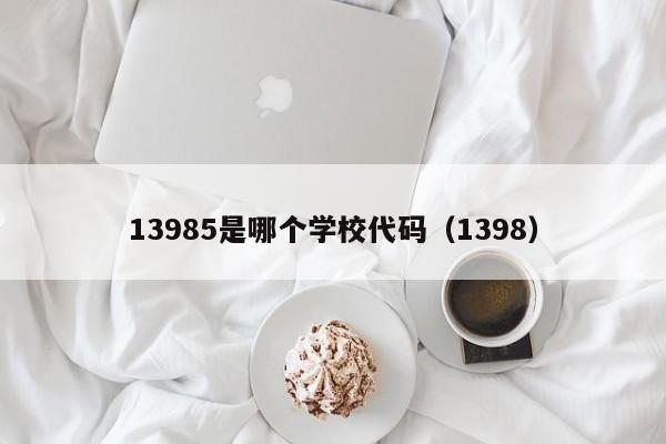 13985是哪个学校代码（1398）